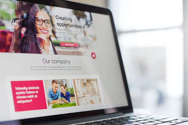 Landing Page design